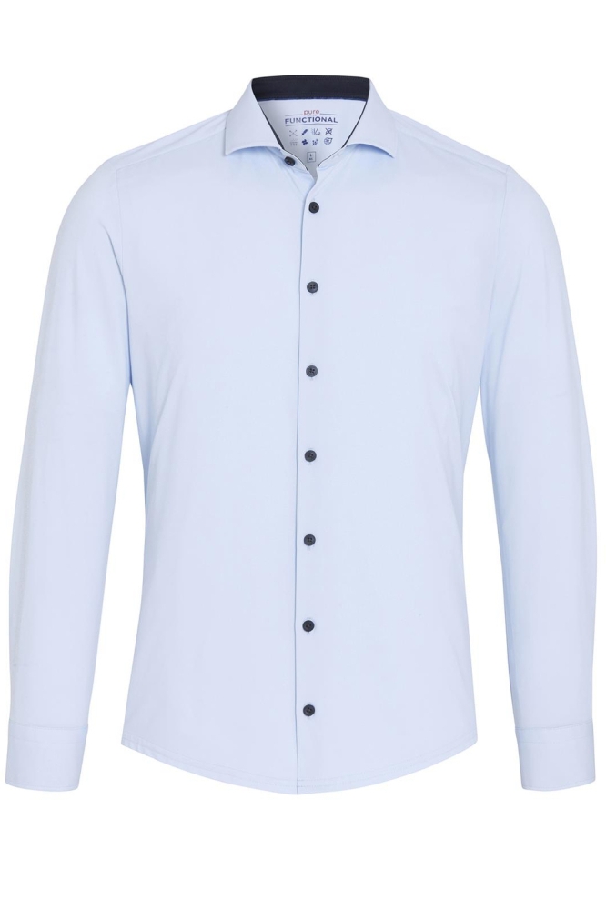 FUNCTIONAL SHIRT LONGSLEEVE 4056 21750 100 Plain light blue